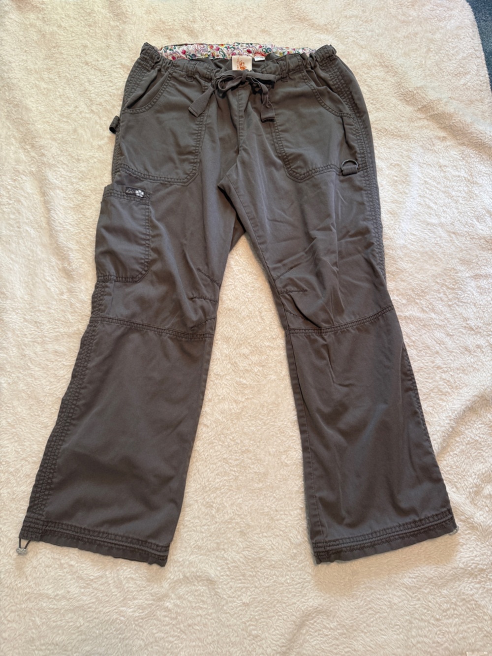 Women's Cargo Utility Pants - Dark Gray